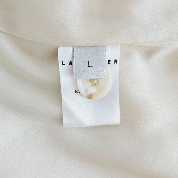 New! Lattelier Single Breasted Longline Midi Suit Jacket Ivory Cream Blazer - Picture 11 of 14